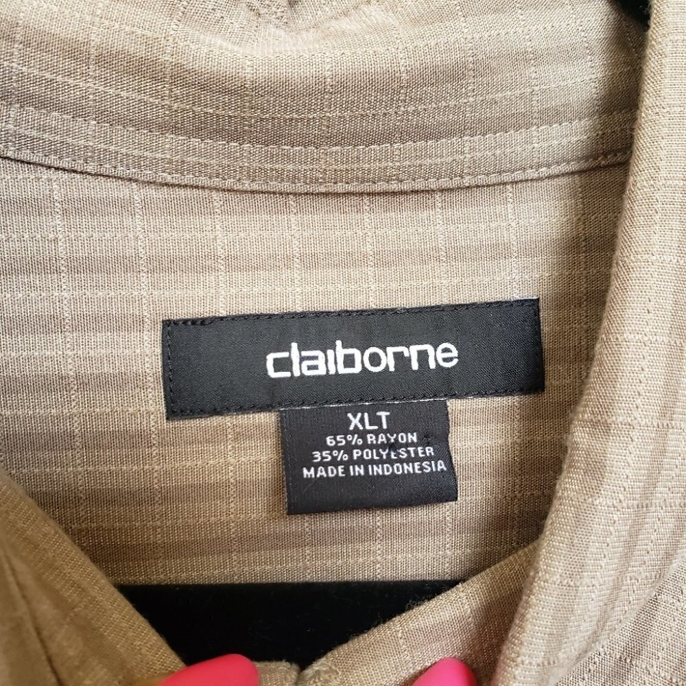 LIZ CLAIBORNE Men's Casual Buttoned Shirt - Picture 5 of 5